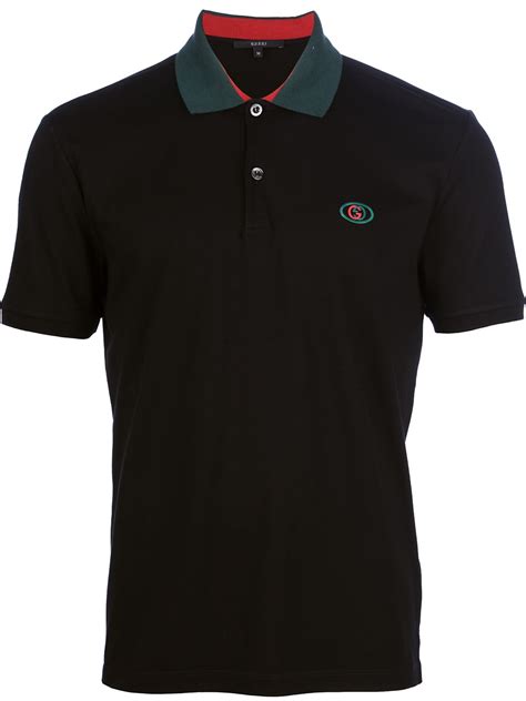 gucci black polo shirt fake